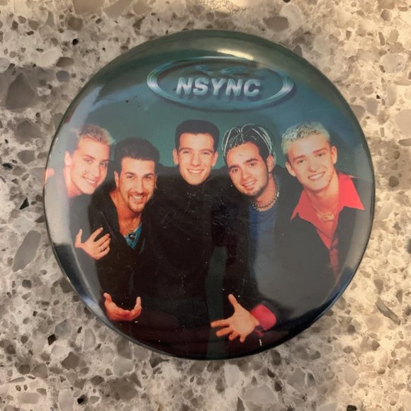 Blast from the Past: *NSYNC Vintage Pins (set of 5) Bringing the '90s Back! - Picture 5 of 9
